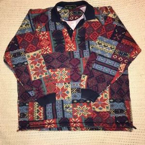 Vintage Buttoned Pullover